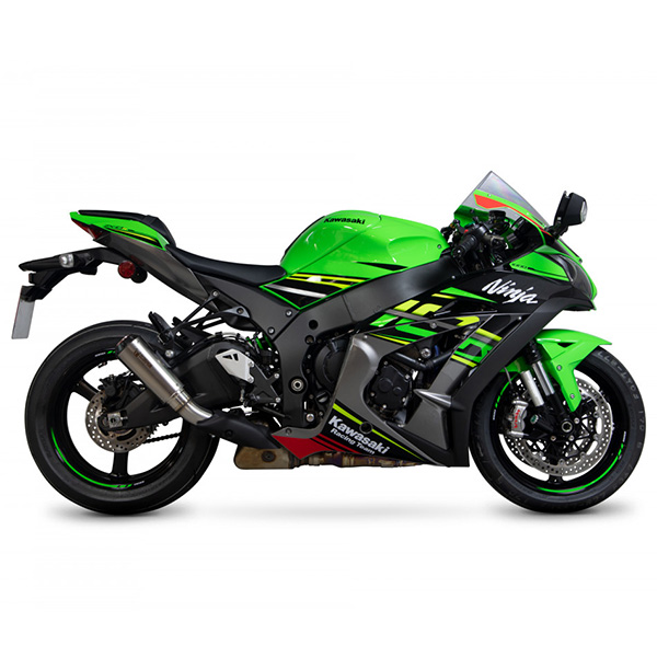 Scorpion Red Power Slip-On Half System - Kawasaki Ninja ZX-10R / RR / R SE  (16-20) - FREE UK DELIVERY
