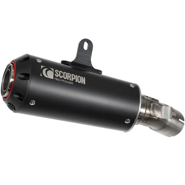 Scorpion Red Power Slip-On Exhaust - Kawasaki Z900 RS (18-25