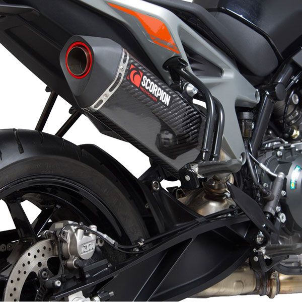 thumbnail image 2 of Scorpion Serket Parallel Slip-on Exhaust – Carbon Fibre For Yamaha MT-10 2016-2021 – RYA102CEO 2 of 6