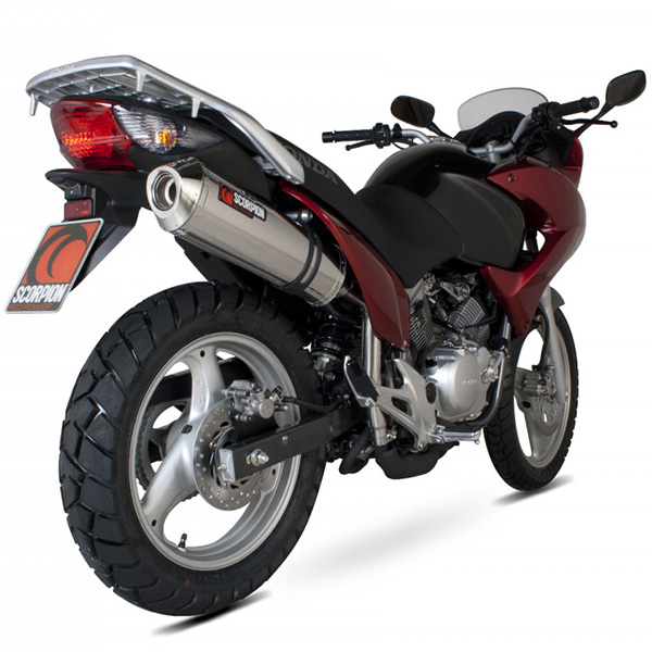 scorpion-exhausts_factory_honda_xl125v-varadero_07-17_steel_on-bike-3-quarter.jpg