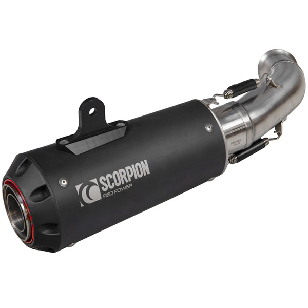 thumbnail image 2 of Scorpion Red Power Slip-On Exhaust For KTM 1290 Super Duke R / GT 2014–2019 – Stainless Steel, UK Made 2 of 6