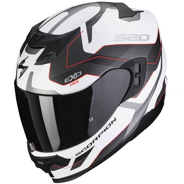 Scorpion Exo 520 Evo Air Elan Matt White Silver Red