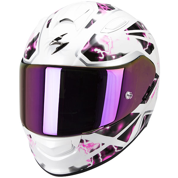 Scorpion Exo 510 Air Xena Pearl White Pink Free Uk Delivery