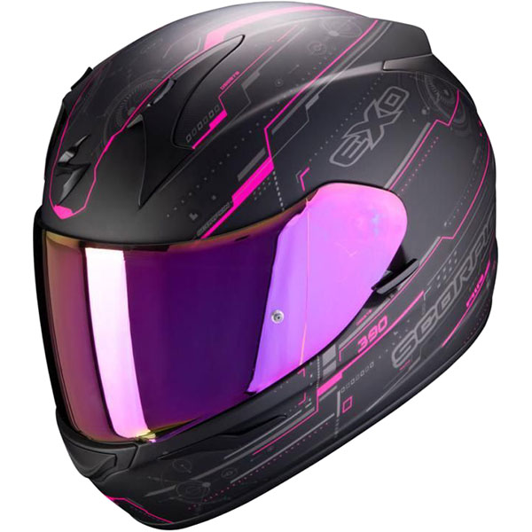 Motorcycle helmets EXO 390 Black Scorpion