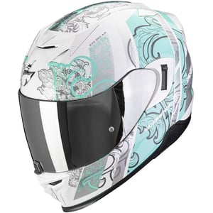 Scorpion EXO-520 AIR Casco Modulare, Predisposto Bluetooth, Con Pinlock, Colore Lemans White-Blue-Red, Taglia XS