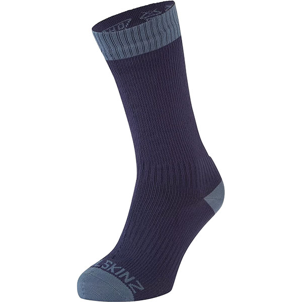 Sealskinz Wiveton Waterproof Socks Navy Blue FREE UK DELIVERY