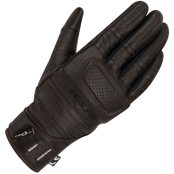 Image of Segura Lady Horson Leather Gloves - Brown / Beige