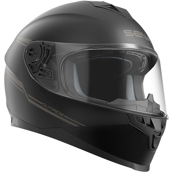 SENA Outride Bluetooth Helmet Matt Black FREE UK DELIVERY