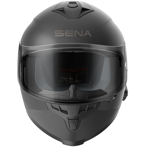 Sena momentum matte 2025 black bluetooth integrated helmet