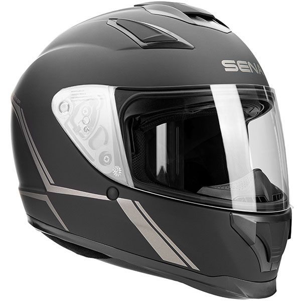 SENA Stryker Bluetooth Helmet Matt Black FREE UK DELIVERY