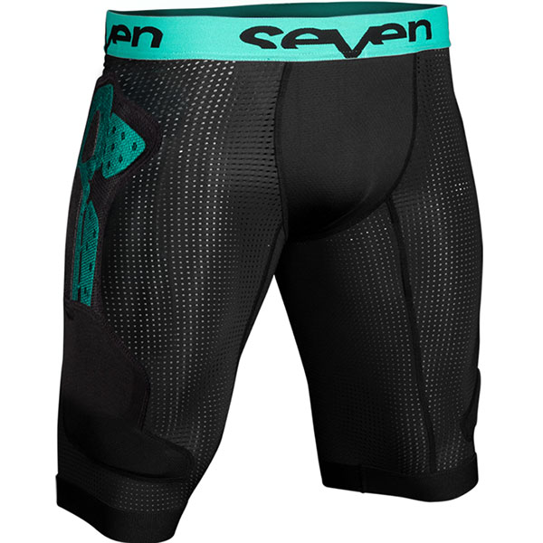 Seven MX Fusion Compression Shorts - Black - FREE UK DELIVERY