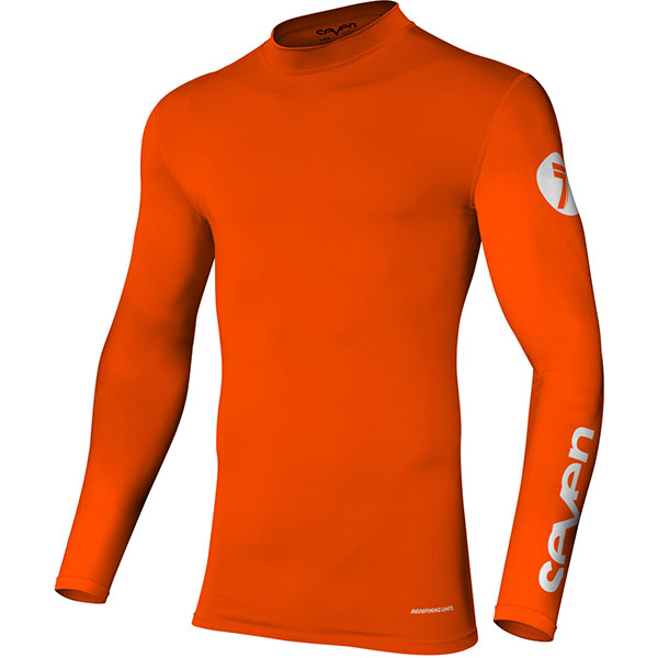 Seven MX Zero Compression Jersey - Fluo Orange - FREE UK DELIVERY