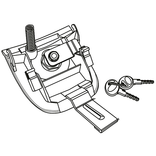 Shad SH37 Replacement Locking Mechanism - D1B37MAR - SPORTSBIKESHOP