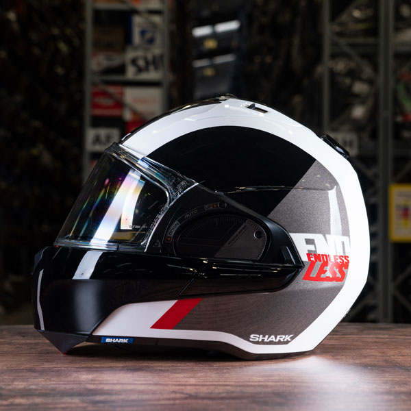 Shark Evo ES - Endless White / Black / Red - FREE UK DELIVERY