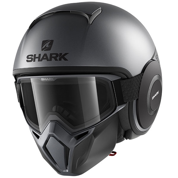 Image of Shark Drak Neon - Matt Anthracite / Black