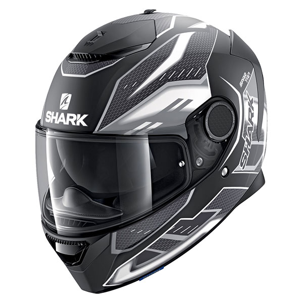 Image of Shark Spartan 1.2 Antheon - Matt Black / White