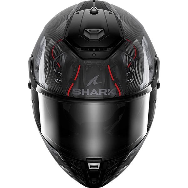 Shark Spartan RS Carbon Skin - Xbot Gloss Black / Anthracite / Red ...