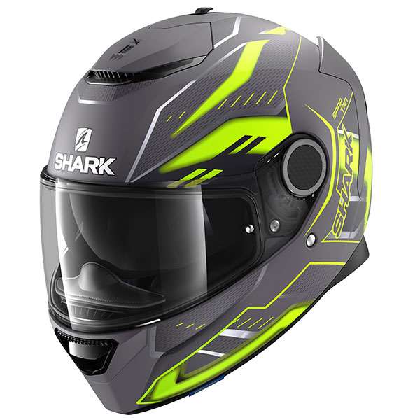 Image of Shark Spartan 1.2 Antheon - Matt Anthracite / Yellow / Black