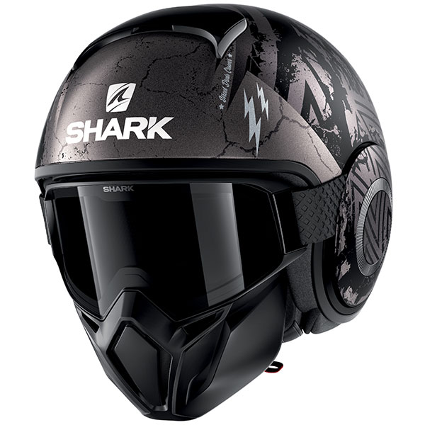 Image of Shark Street Drak Crower - Matt Black / Anthracite / Silver
