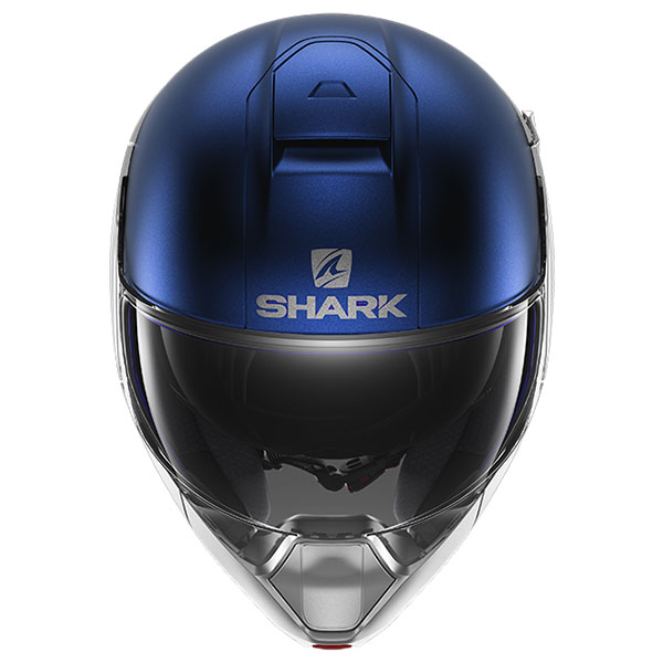 Shark Evojet Dual Blank Matt Silver Blue FREE UK DELIVERY