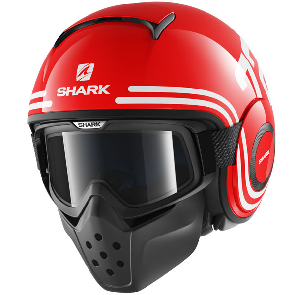 Image of Shark Drak 72 - Red / White / Black