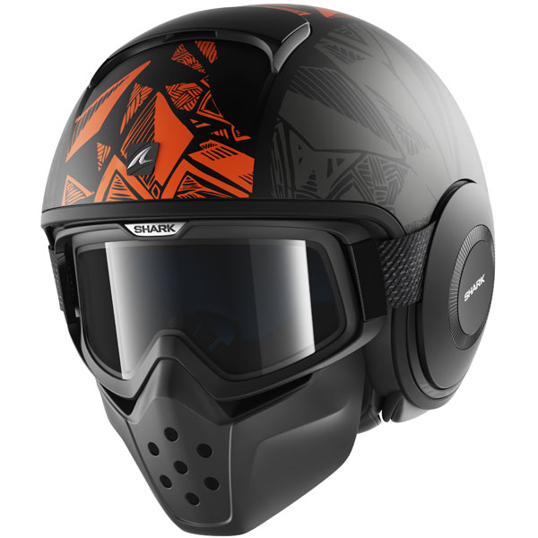 Image of Shark Drak Dante - Matt Black / Orange / Anthracite