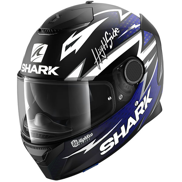 Shark Spartan 1.2 Adrian Parassol Matt Replica Black Blue