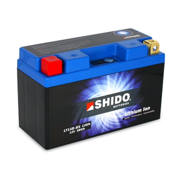 Image of Shido Lithium Motorcycle Battery - LT14B-BS LION