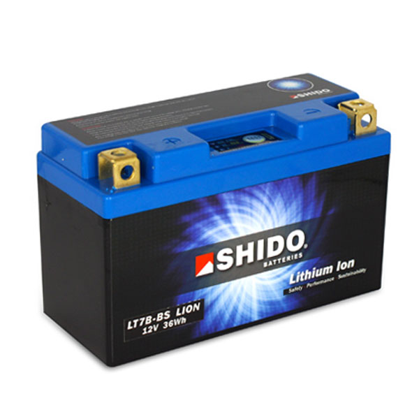 Image of Shido Lithium Motorcycle Battery - LT7B-BS LION