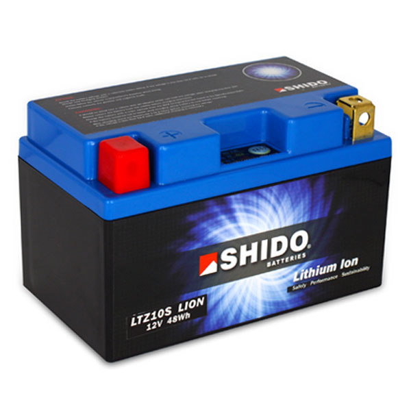 Image of Shido Lithium Motorcycle Battery - LTZ10S LION