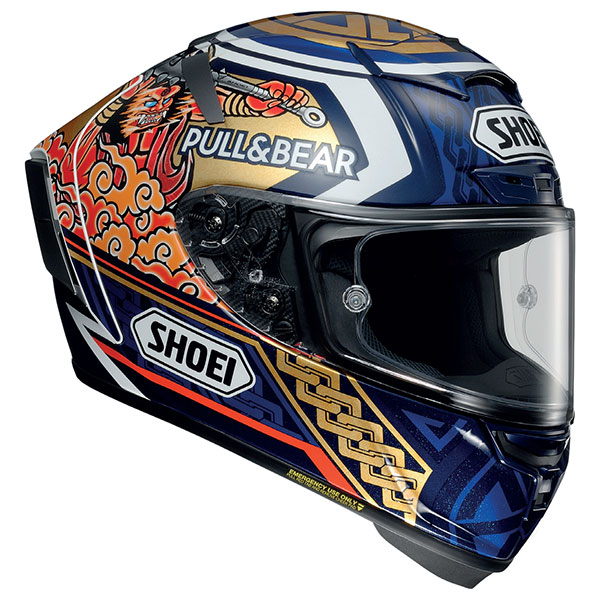 Shoei X-Spirit 3 - Motegi 3 TC-2 - FREE 