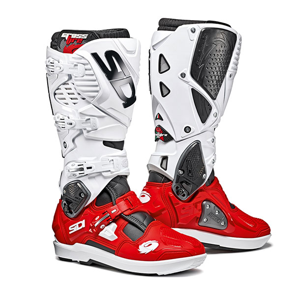Image of Sidi Crossfire 3 SRS Boots - Black / Red / White