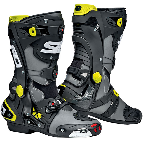 Image of Sidi Rex CE Boots - Grey / Black / Yellow