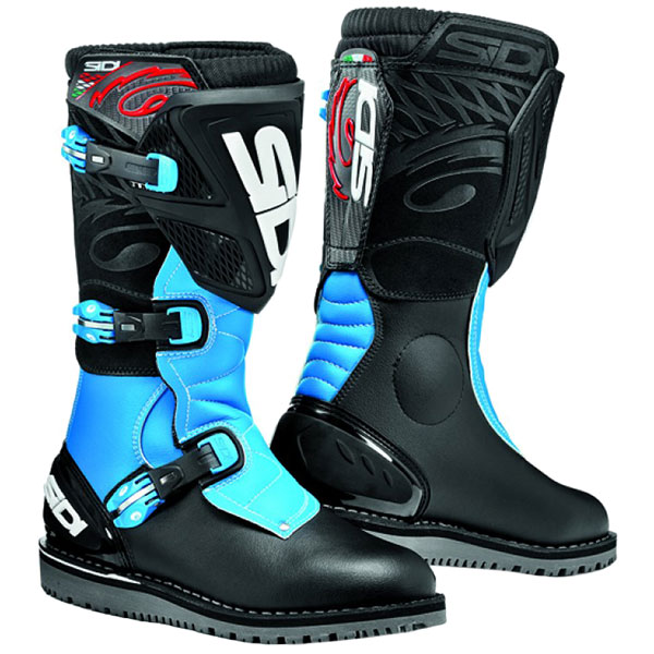 Image of Sidi Trial Zero 1 Boots - Black / Light Blue