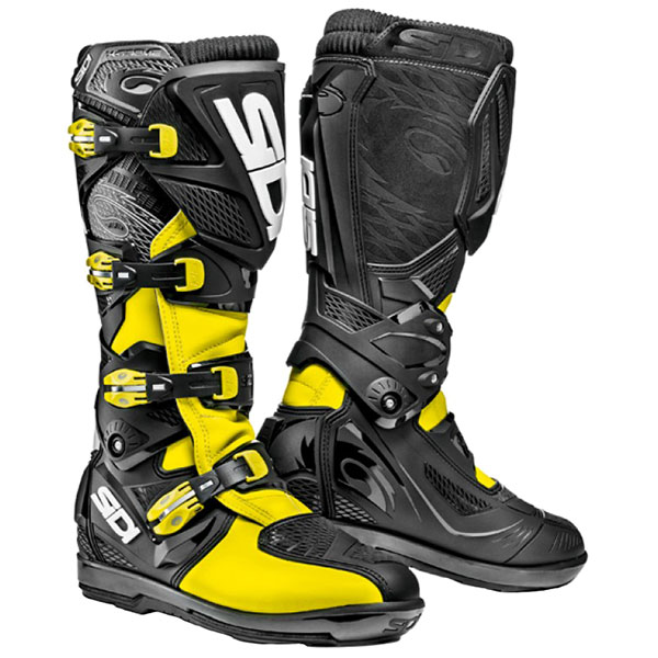 Image of Sidi X3-Xtreme SRS Boots - Yellow Fluo / Black