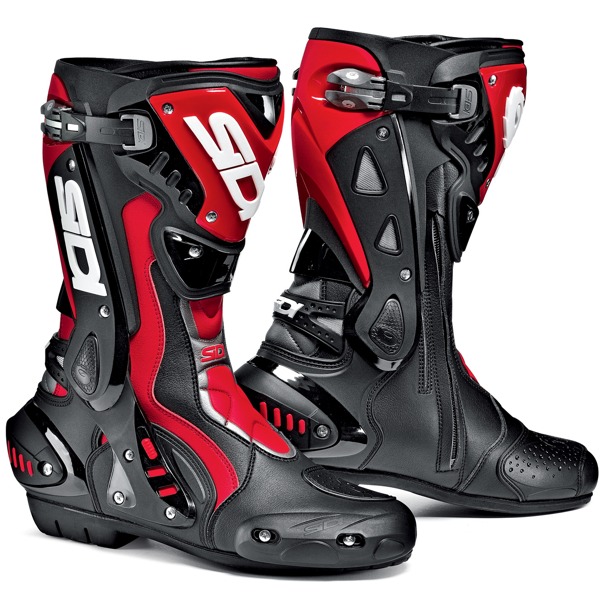 Sidi ST Boots - Black / Red - FREE UK DELIVERY