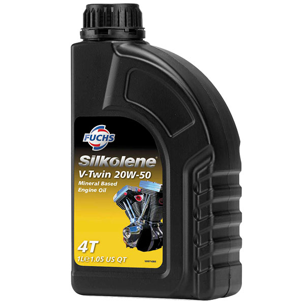 Image of Silkolene V-Twin 20W-50 Mineral Oil - 1 Litre