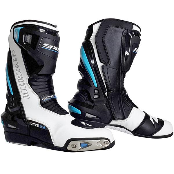 Image of Spada Curve Evo CE WP Boots - White / Blue / Black
