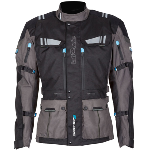 Image of Spada Lati2ude Textile Jacket - Black / Anthracite