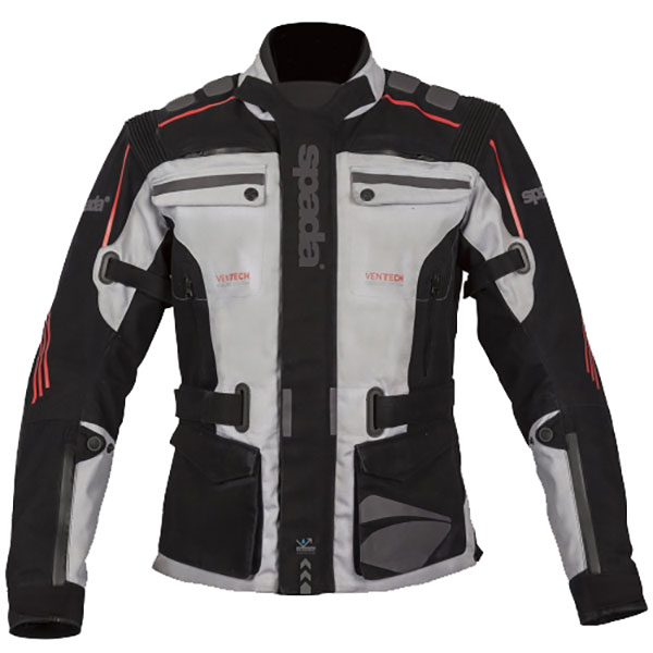 Image of Spada Ascent Textile Jacket - Black / Grey