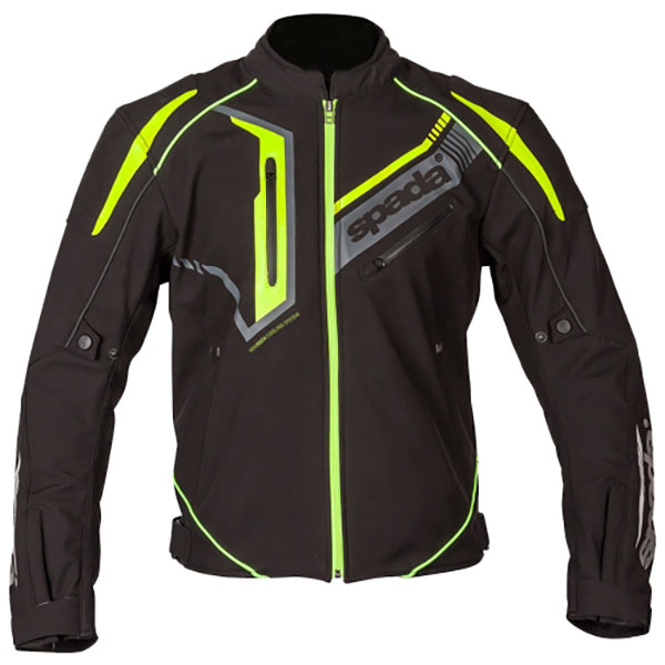 Image of Spada Boulevard Textile Jacket - Black / Fluo