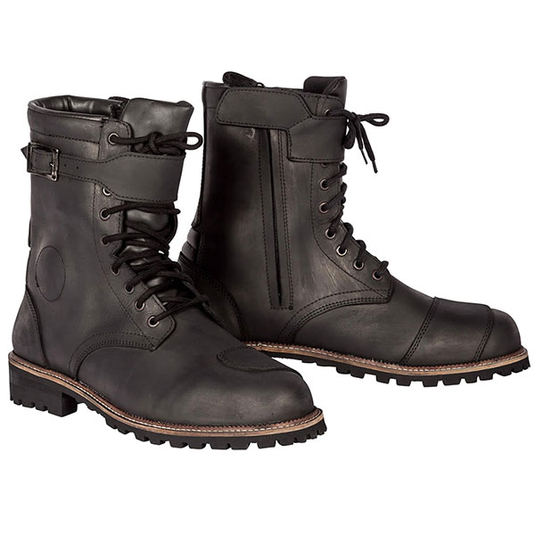 Spada Ladies Pilgrim Grande CE Leather Boots Distressed Black