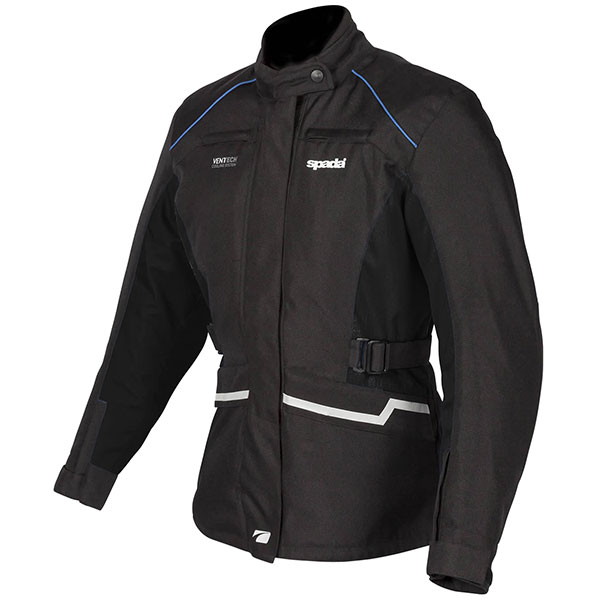Image of Spada Ladies Hydra Waterproof Textile Jacket - Black