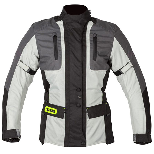 Spada Ladies Taylor Tour CE Textile Jacket - Ice Grey - FREE UK