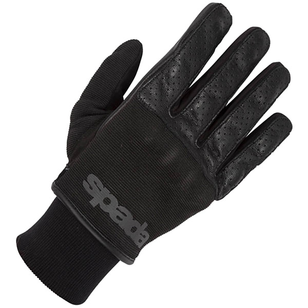 Image of Spada Chase CE Leather &amp; Textile Gloves - Black