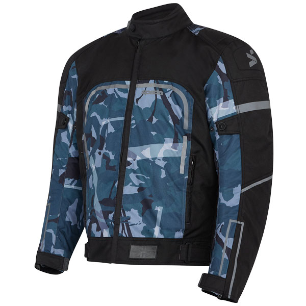 Spada Calgary Textile Jacket Black Green Camo FREE UK DELIVERY