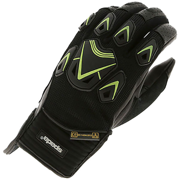 Image of Spada Air Pro CE Glove - Black / Fluo Yellow