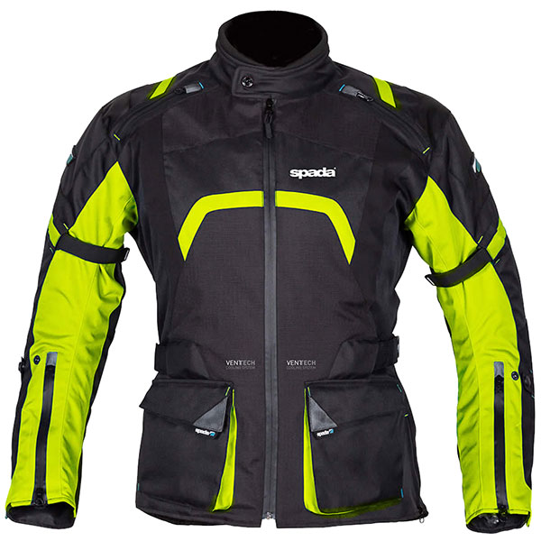 Image of Spada Base Textile Jacket - Black / Fluo