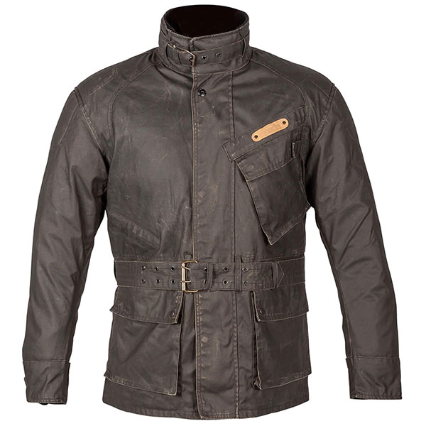Image of Spada Kidderminster Wax Textile Jacket - Charcoal