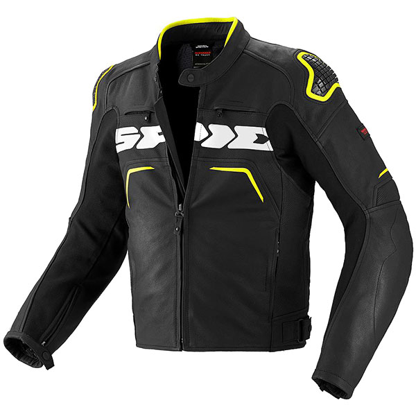 Image of Spidi Evo Rider Jacket - Black / Fluo Yellow
